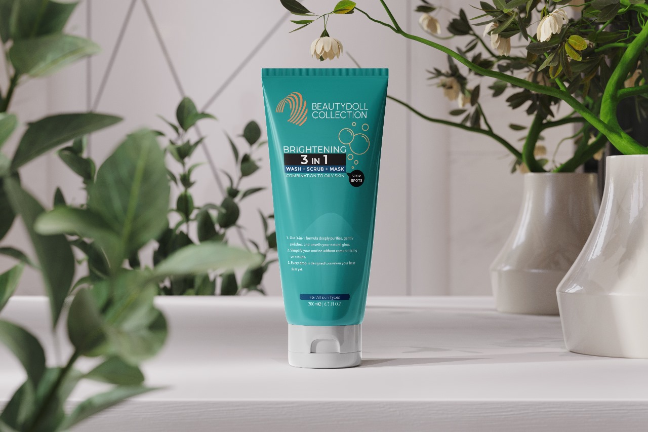 3-in-1 Wash + Scrub + Mask